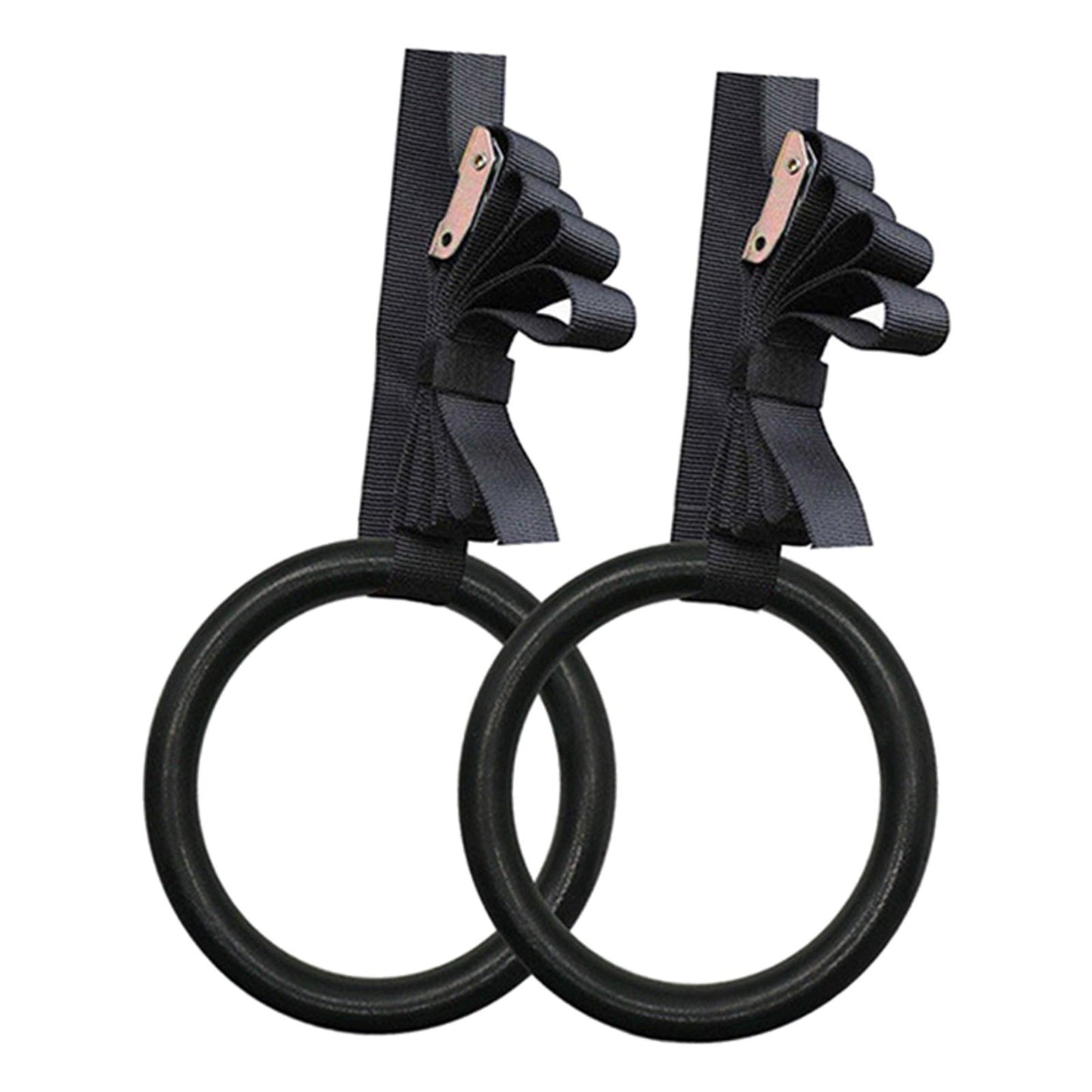 2Pcs Gymnastic Ring with Straps Women Men Sports Equipment for Exercising