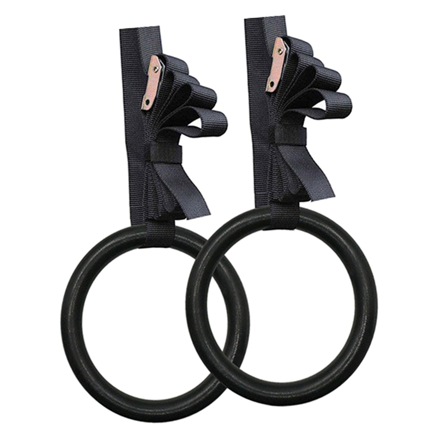 2Pcs Gymnastic Ring with Straps Women Men Sports Equipment for Exercising