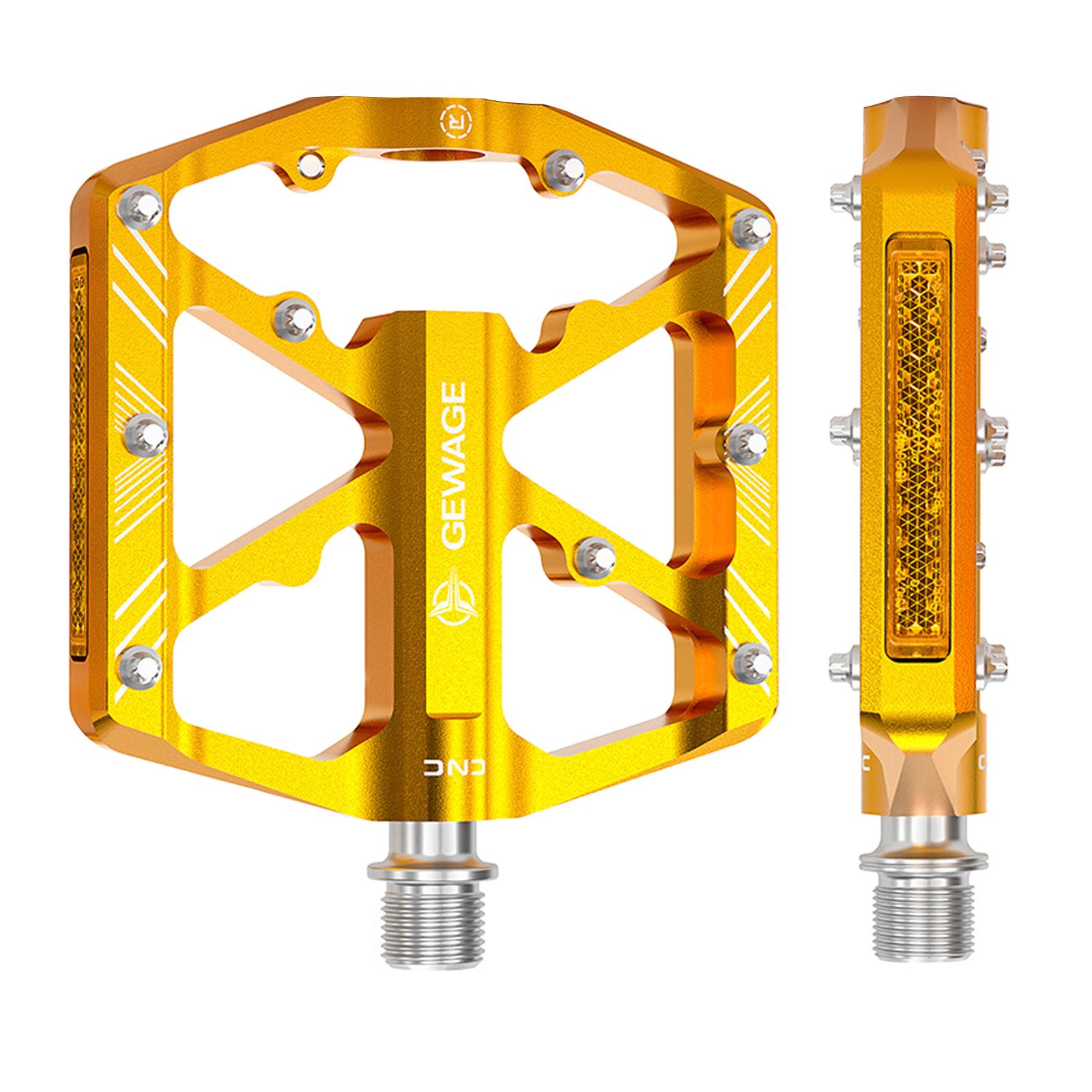 Gold bike pedals clearance