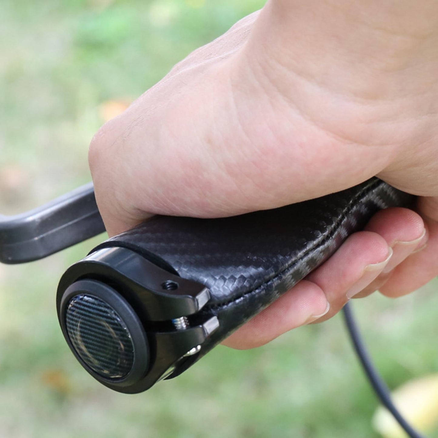 2Pcs Universal Mountain Bike Handlebar Grips Bicycle Grips Long Short Black