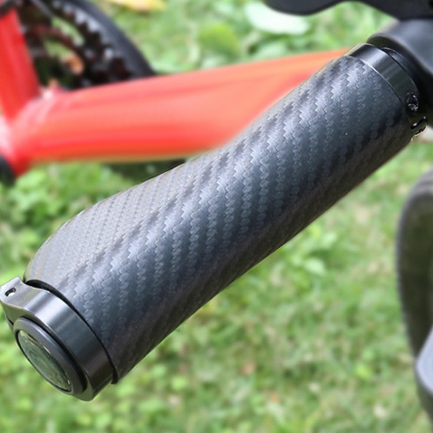 2Pcs Universal Mountain Bike Handlebar Grips Bicycle Grips Long Short Black