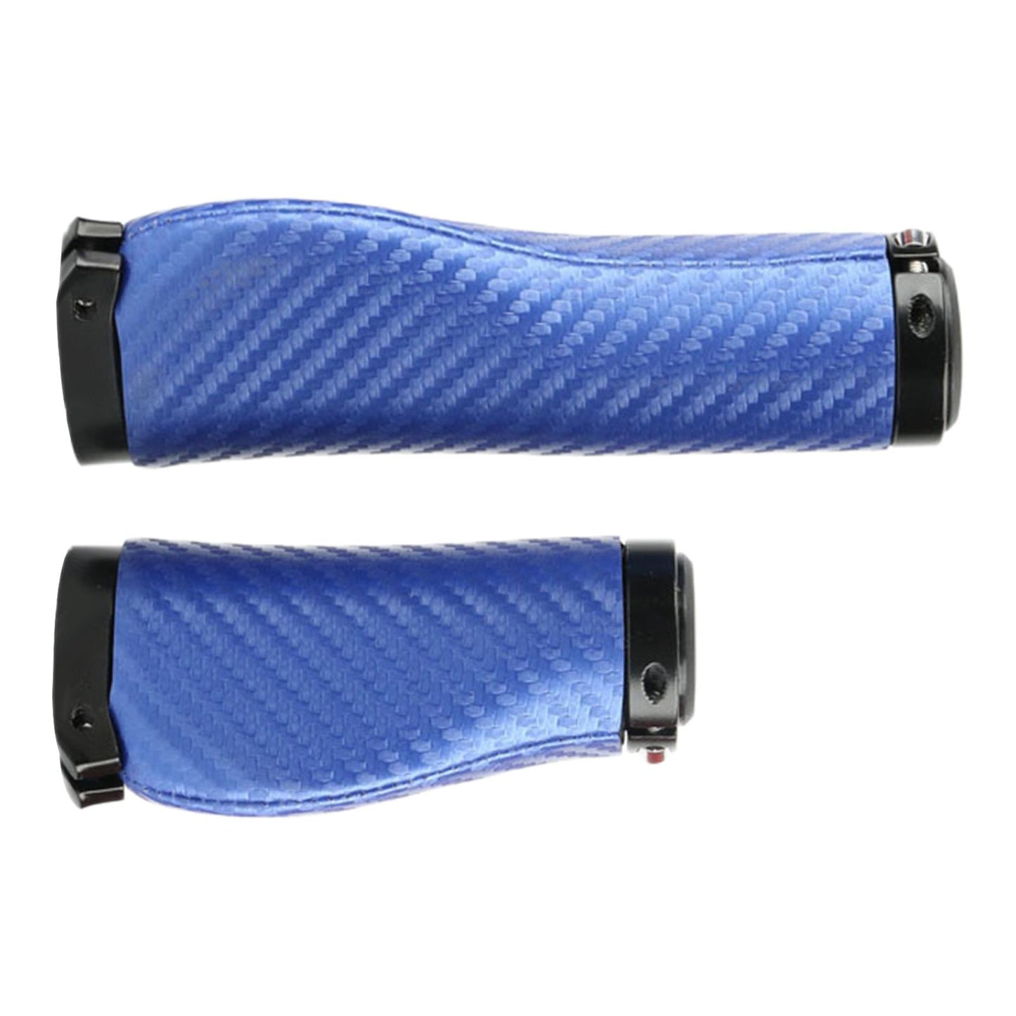 2Pcs Universal Mountain Bike Handlebar Grips Bicycle Grips Long Short Blue