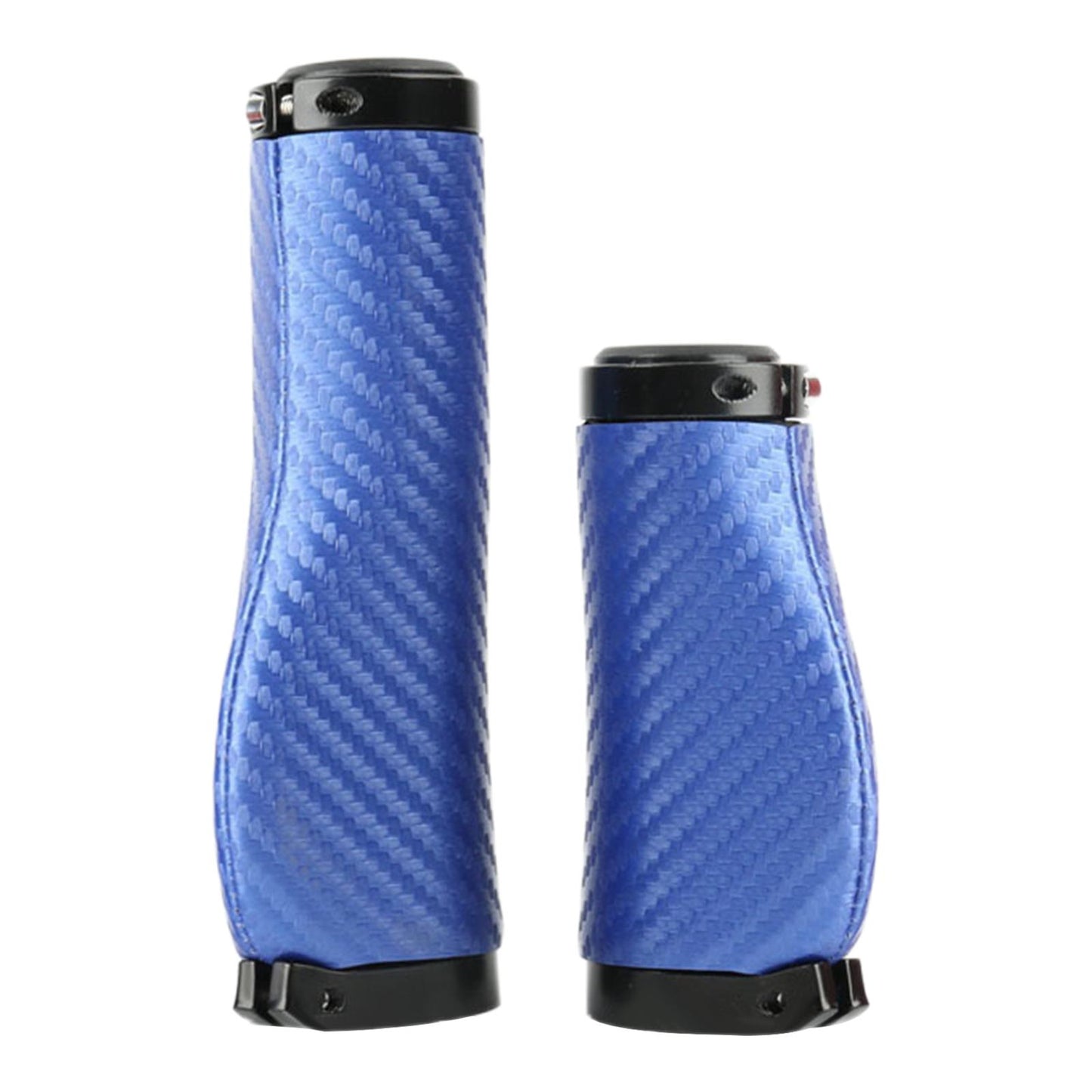 2Pcs Universal Mountain Bike Handlebar Grips Bicycle Grips Long Short Blue