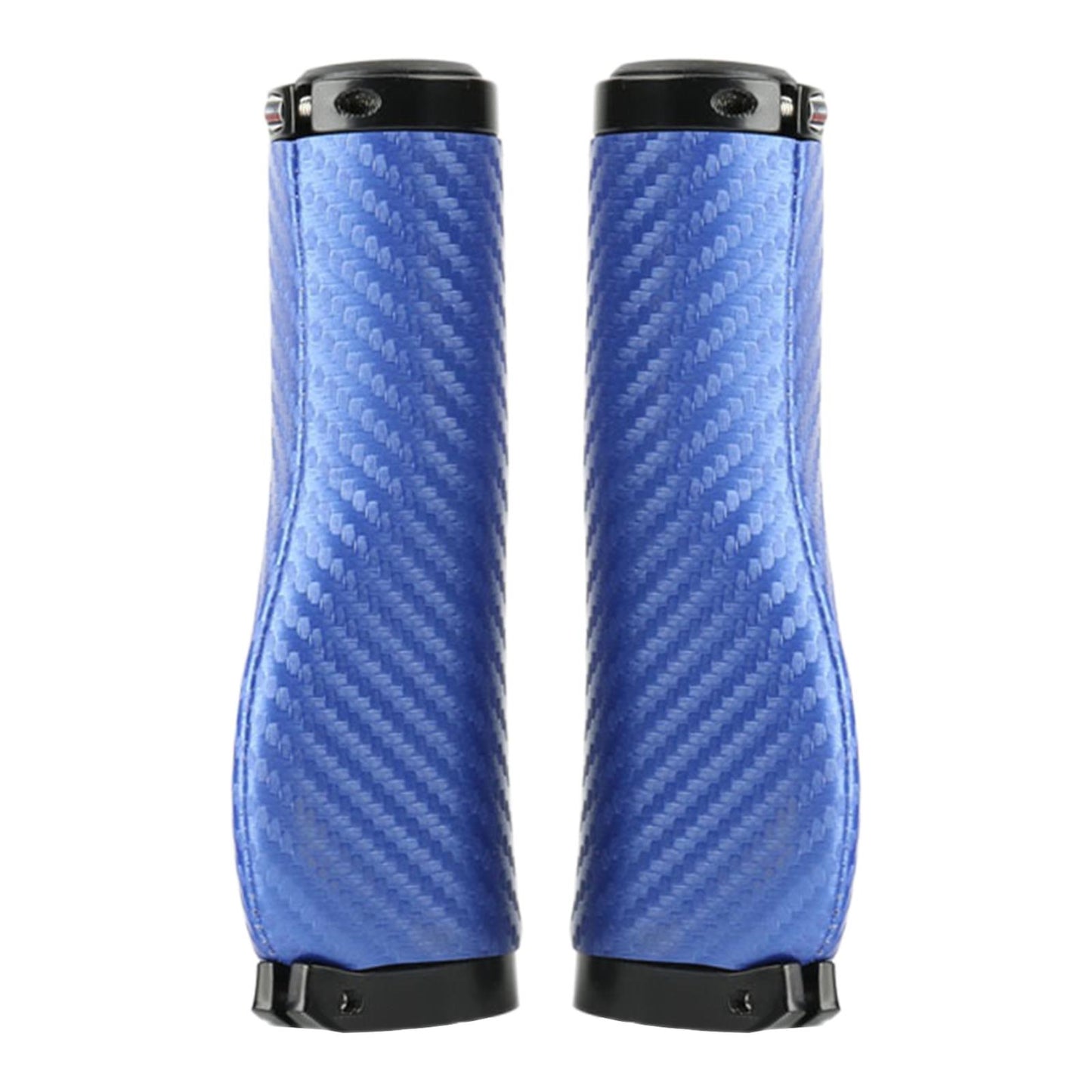 2Pcs Universal Mountain Bike Handlebar Grips Bicycle Grips Long Blue