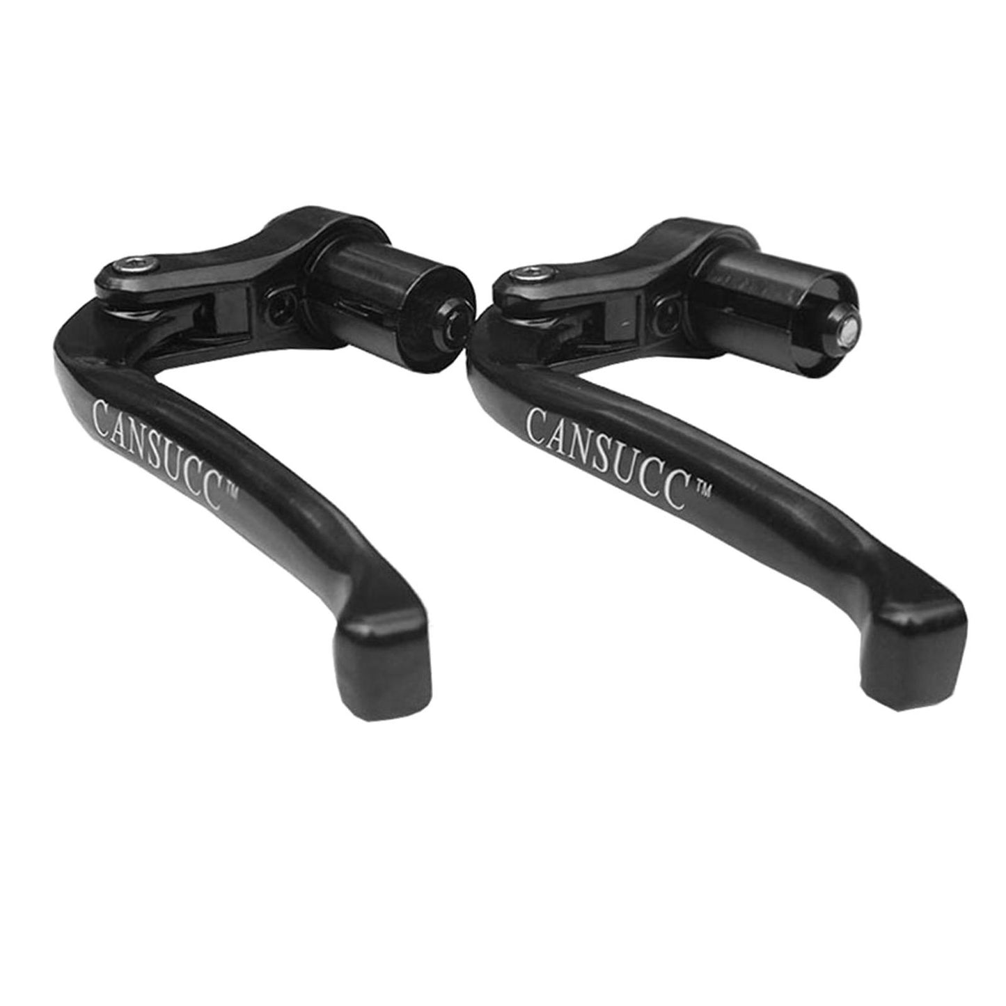 2 Pieces Bicycle Brake Levers Set Bar End Aero Bar Mountain Road Triathlon