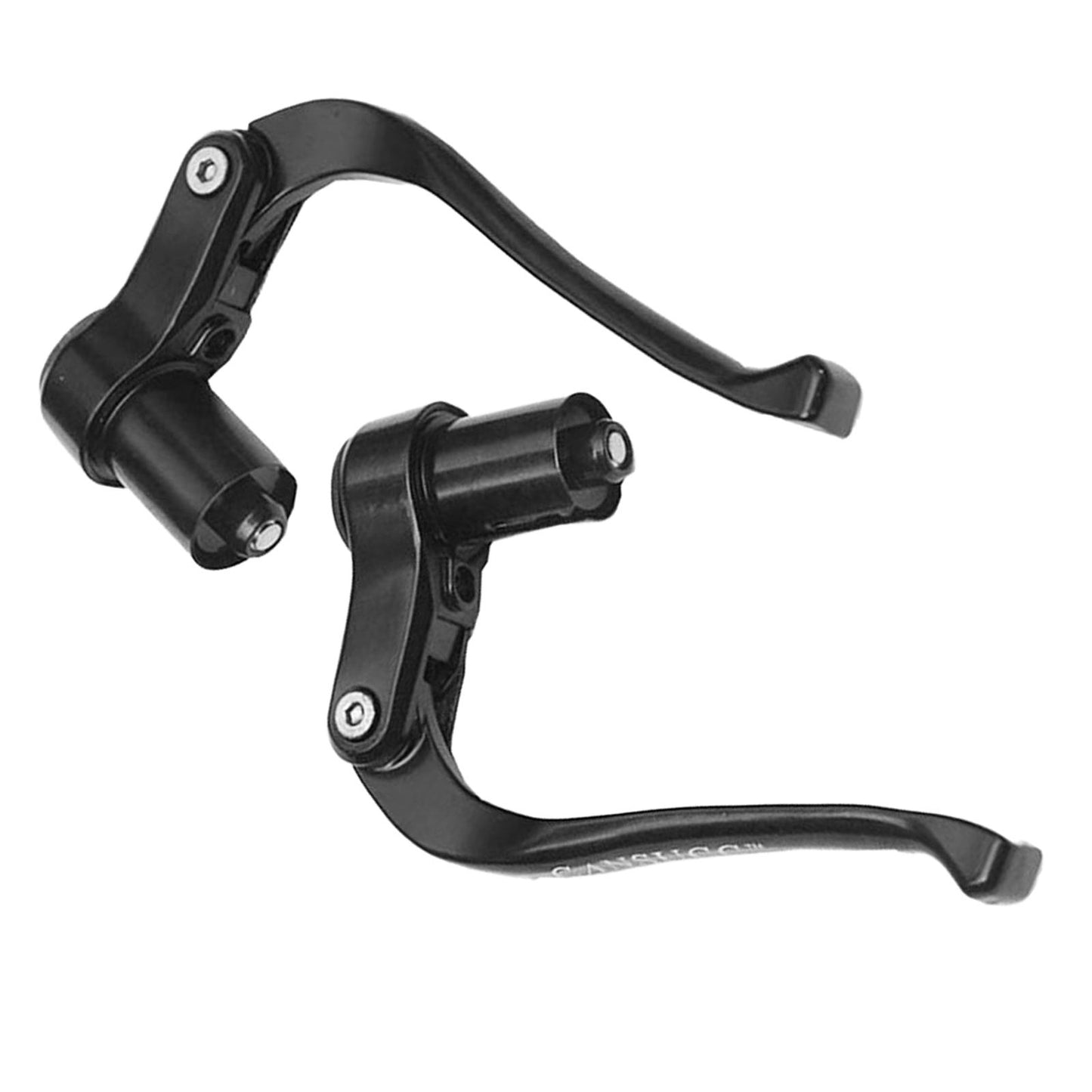 2 Pieces Bicycle Brake Levers Set Bar End Aero Bar Mountain Road Triathlon