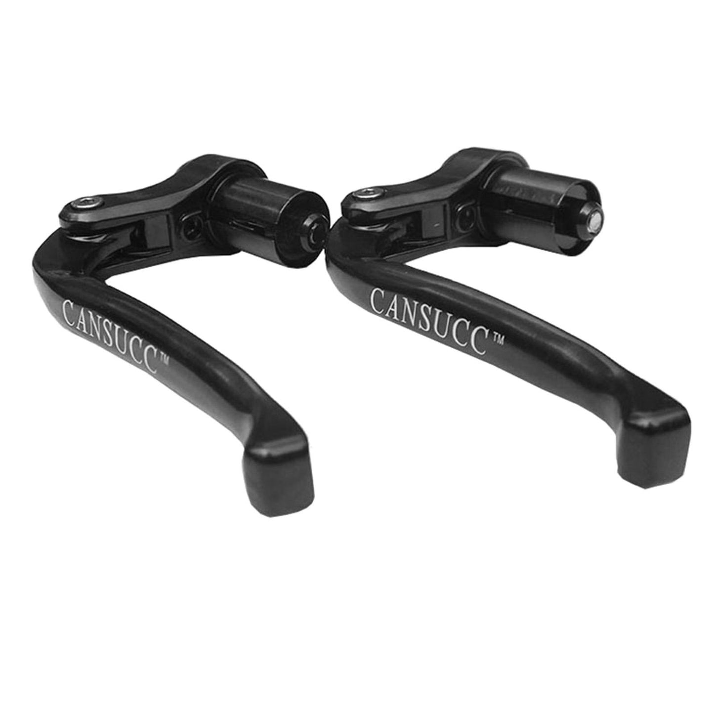 2 Pieces Bicycle Brake Levers Set Bar End Aero Bar Mountain Road Triathlon