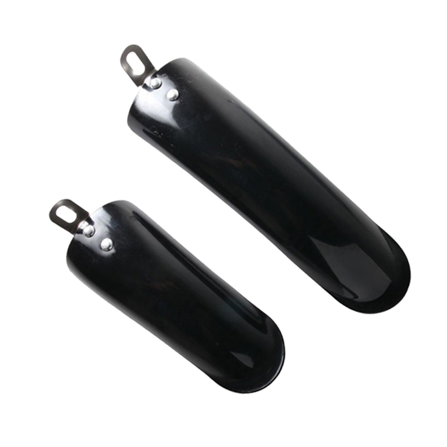 2Pcs Folding Bike Mudguard Mud Guard Front Rear Fenders Cycling Parts Black 12inch