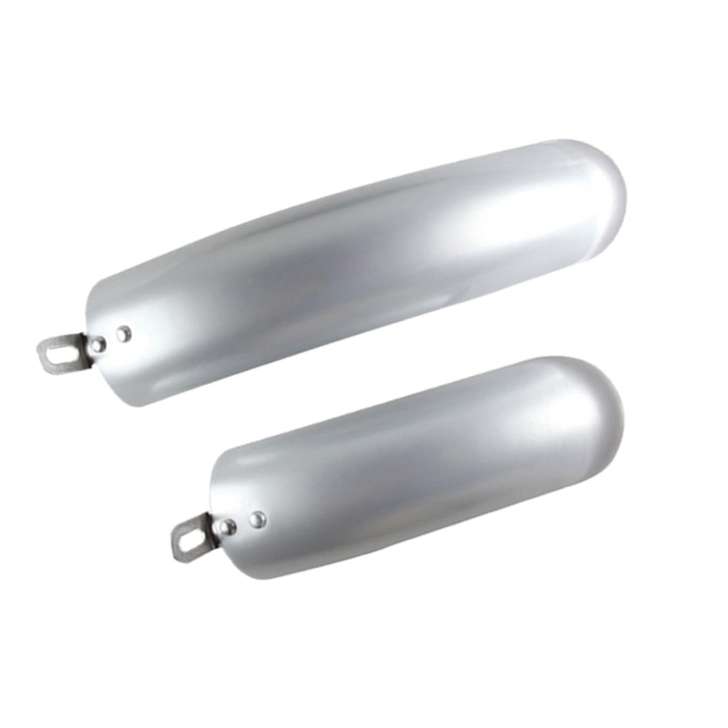 2Pcs Folding Bike Mudguard Mud Guard Front Rear Fenders Cycling Parts Silver 12inch