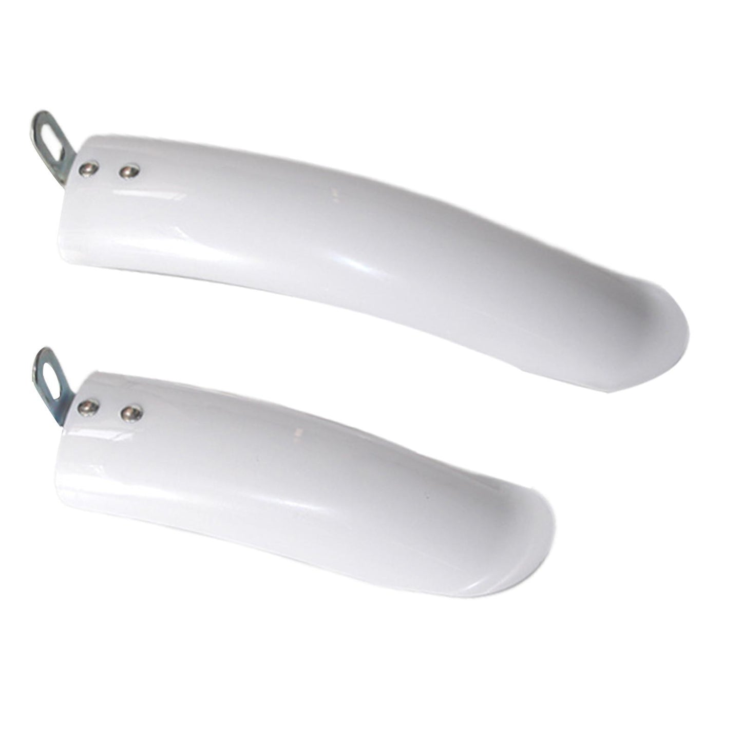 2Pcs Folding Bike Mudguard Mud Guard Front Rear Fenders Cycling Parts White 14inch