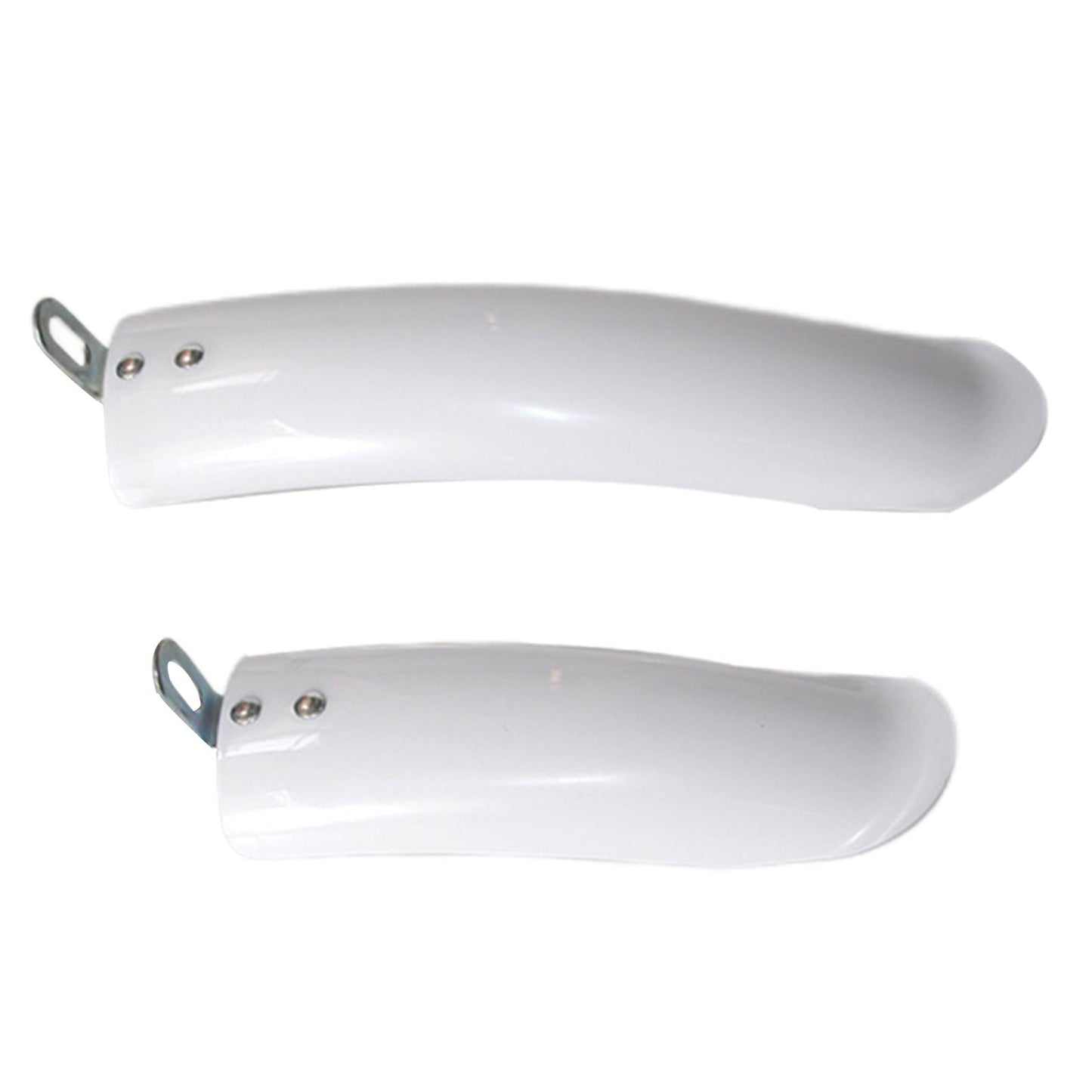 2Pcs Folding Bike Mudguard Mud Guard Front Rear Fenders Cycling Parts White 14inch