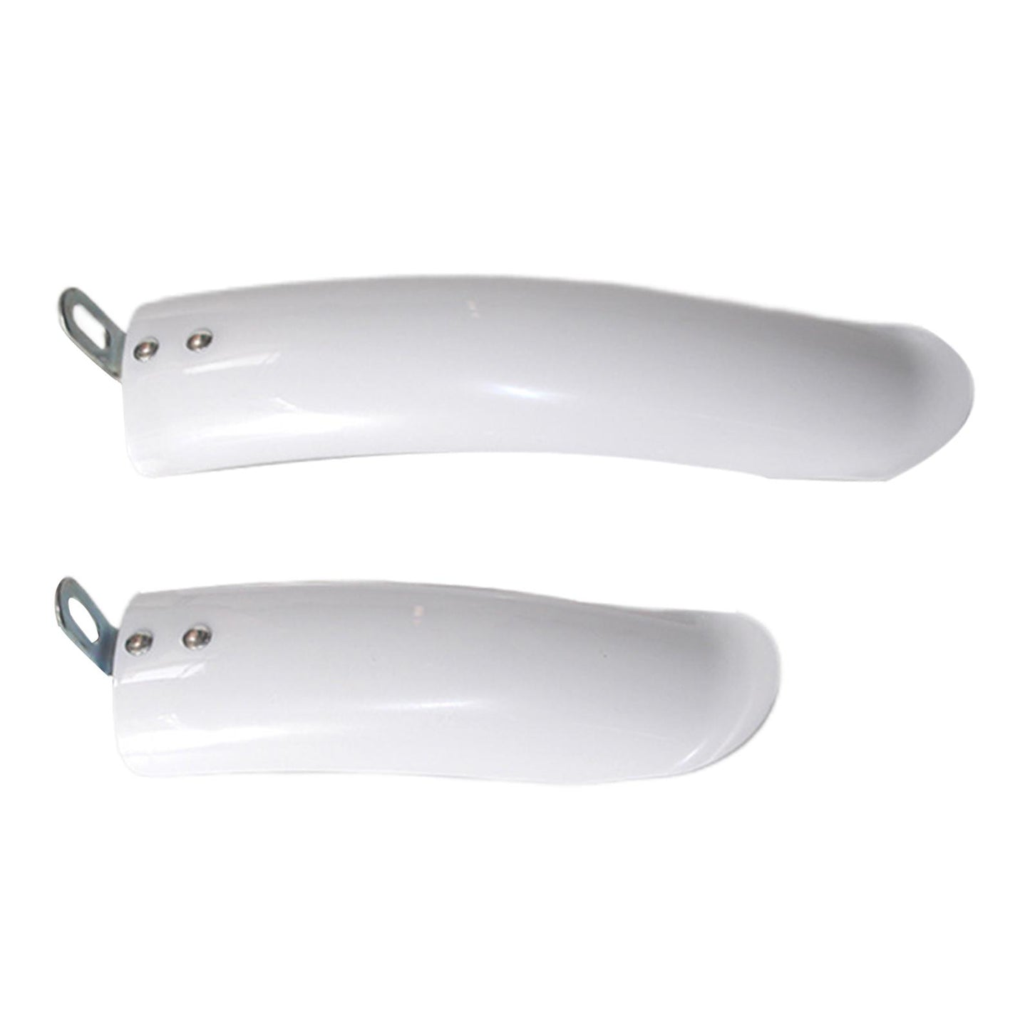 2Pcs Folding Bike Mudguard Mud Guard Front Rear Fenders Cycling Parts White 14inch