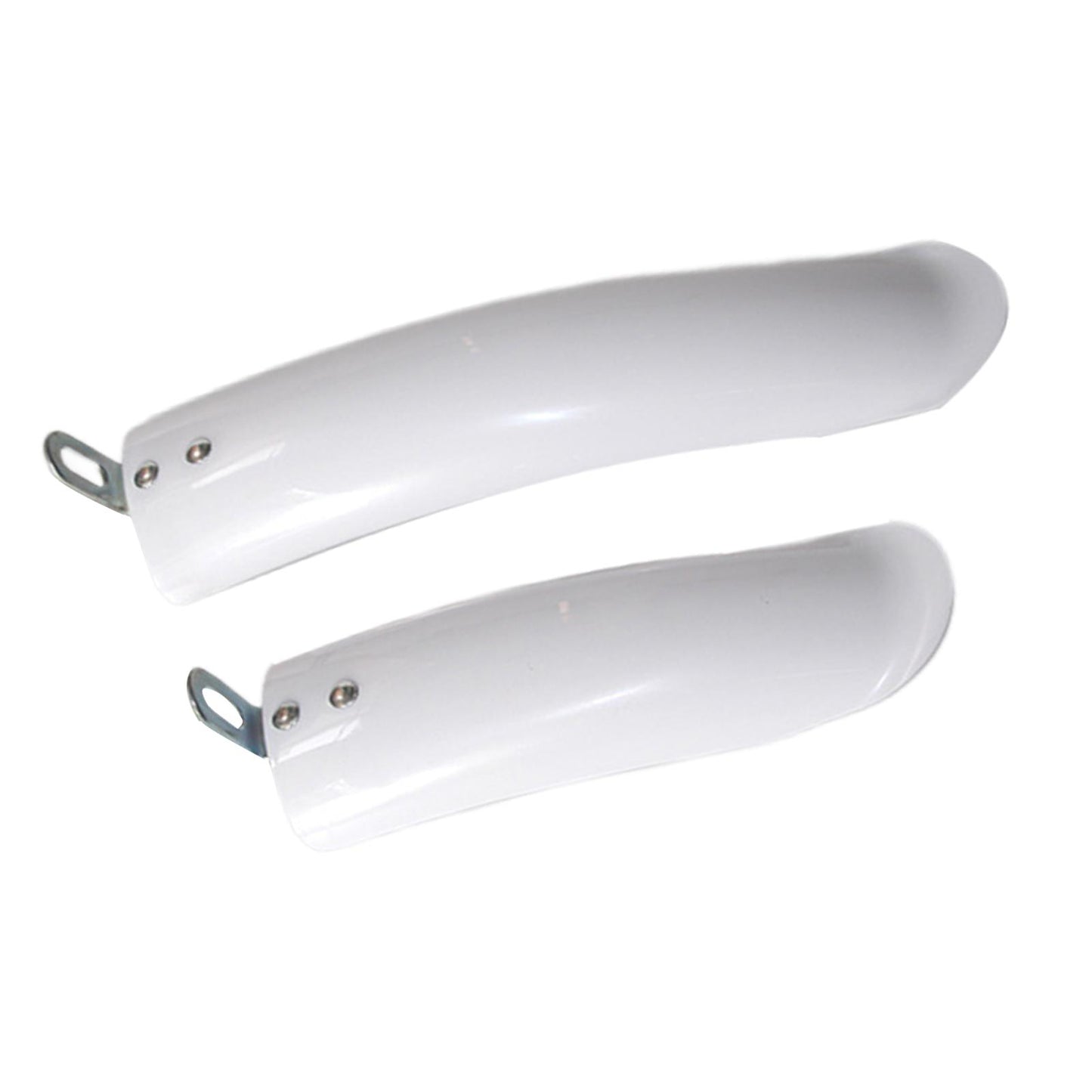 2Pcs Folding Bike Mudguard Mud Guard Front Rear Fenders Cycling Parts White 14inch