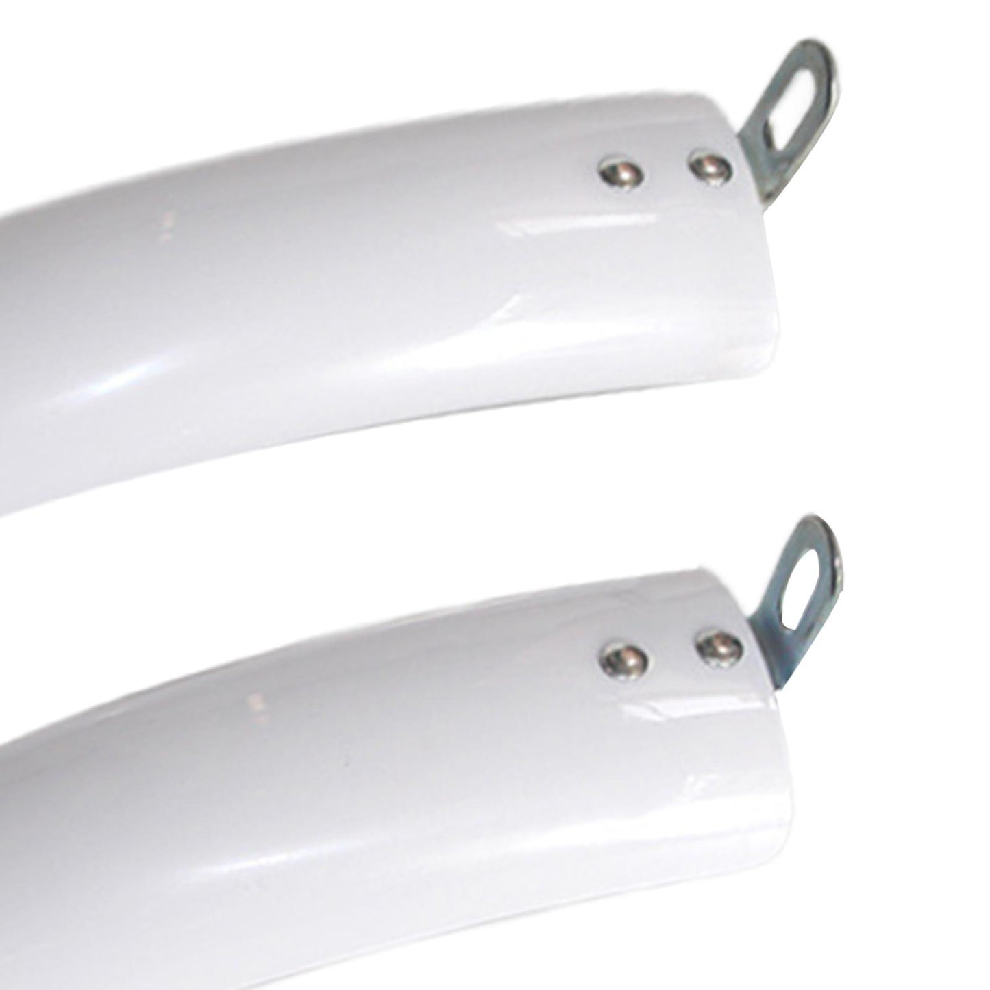 2Pcs Folding Bike Mudguard Mud Guard Front Rear Fenders Cycling Parts White 14inch