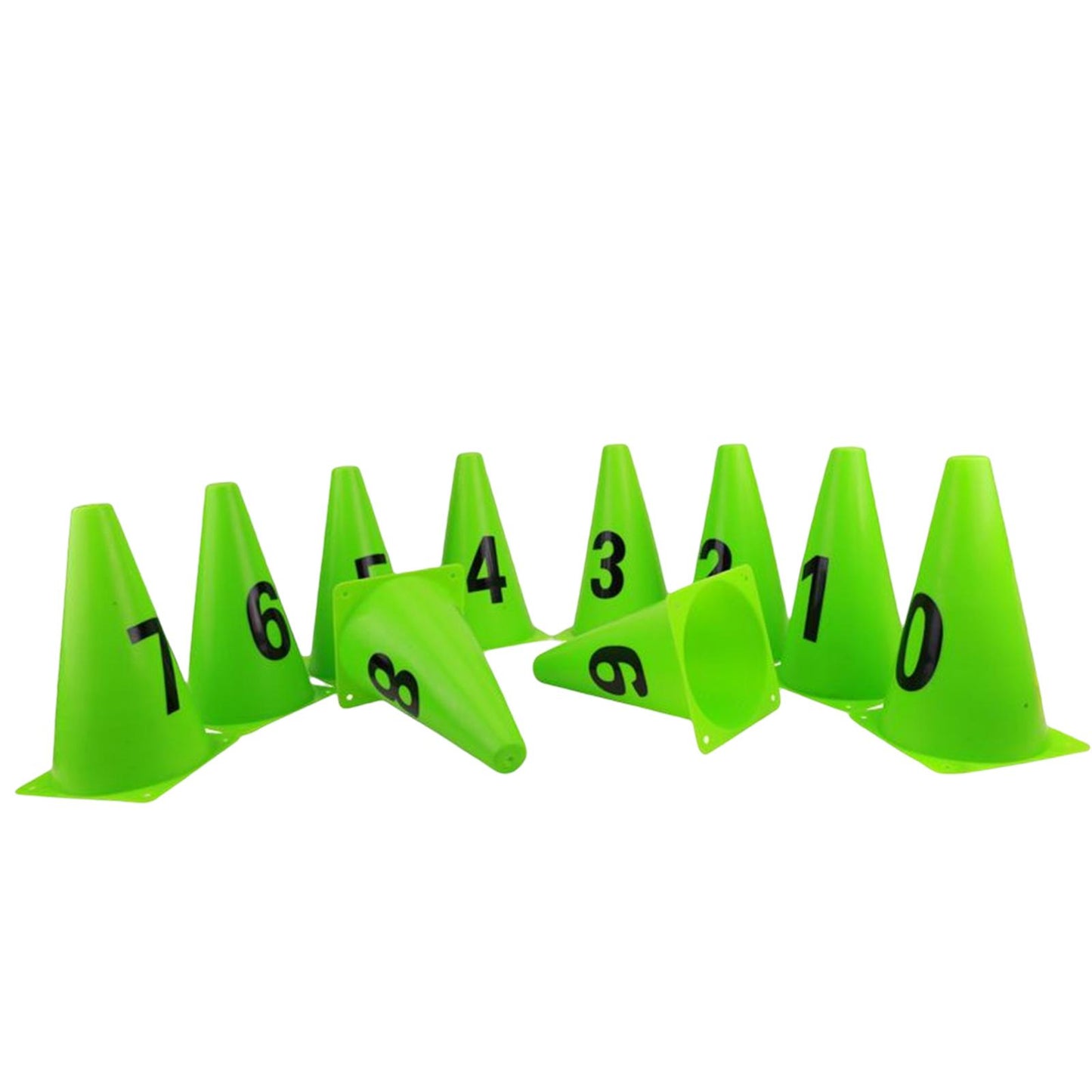 10x Soccer Training Makers Multipurpose Practice PE Material Green