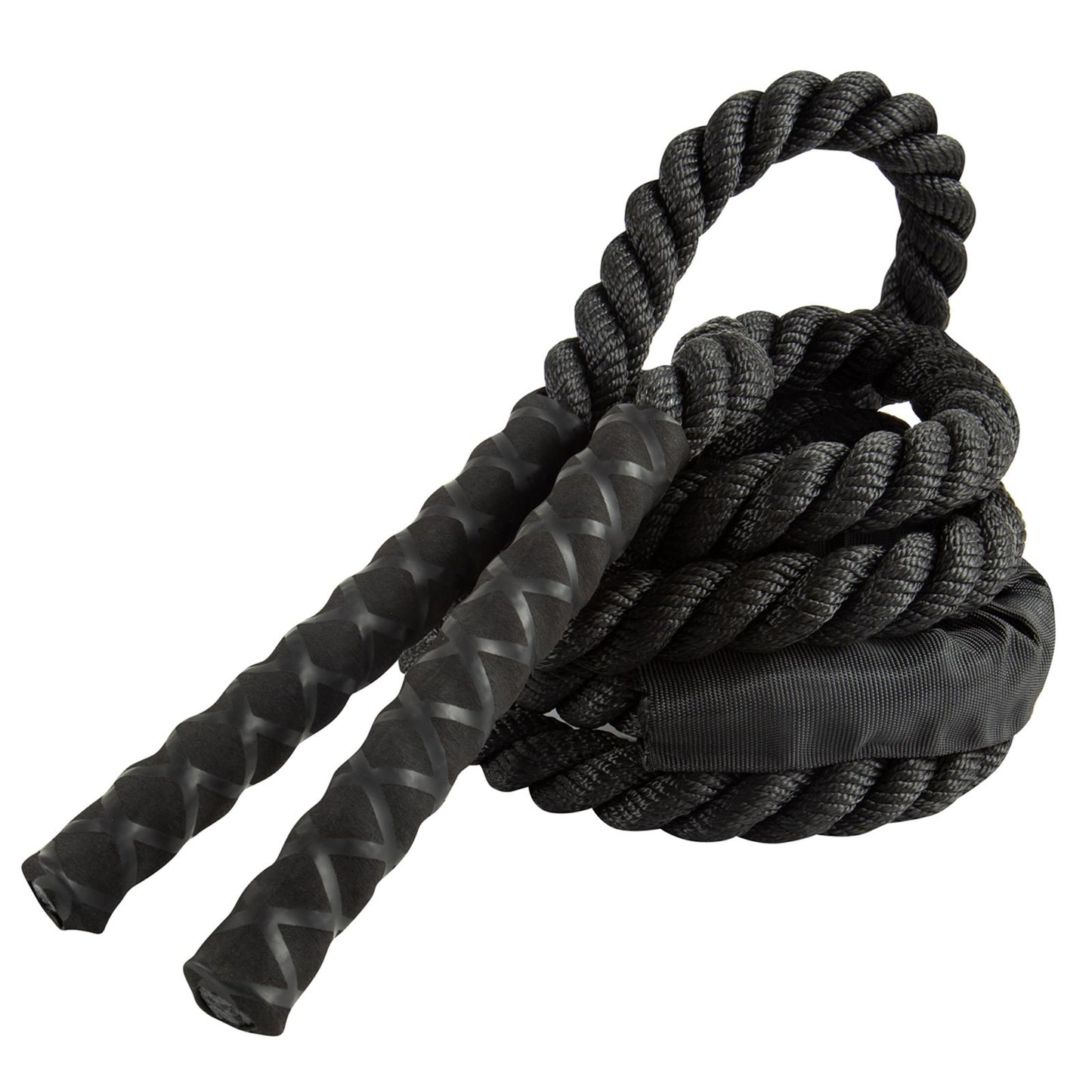 25mm Heavy Weighted Jump Rope Skipping Rope Workout Exercise Women Men Black 3m