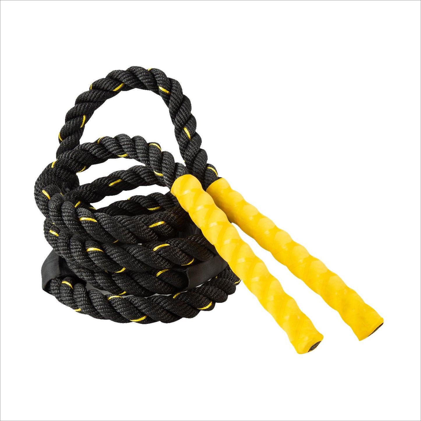 25mm Heavy Weighted Jump Rope Skipping Rope Workout Exercise Women Men Yellow 3m
