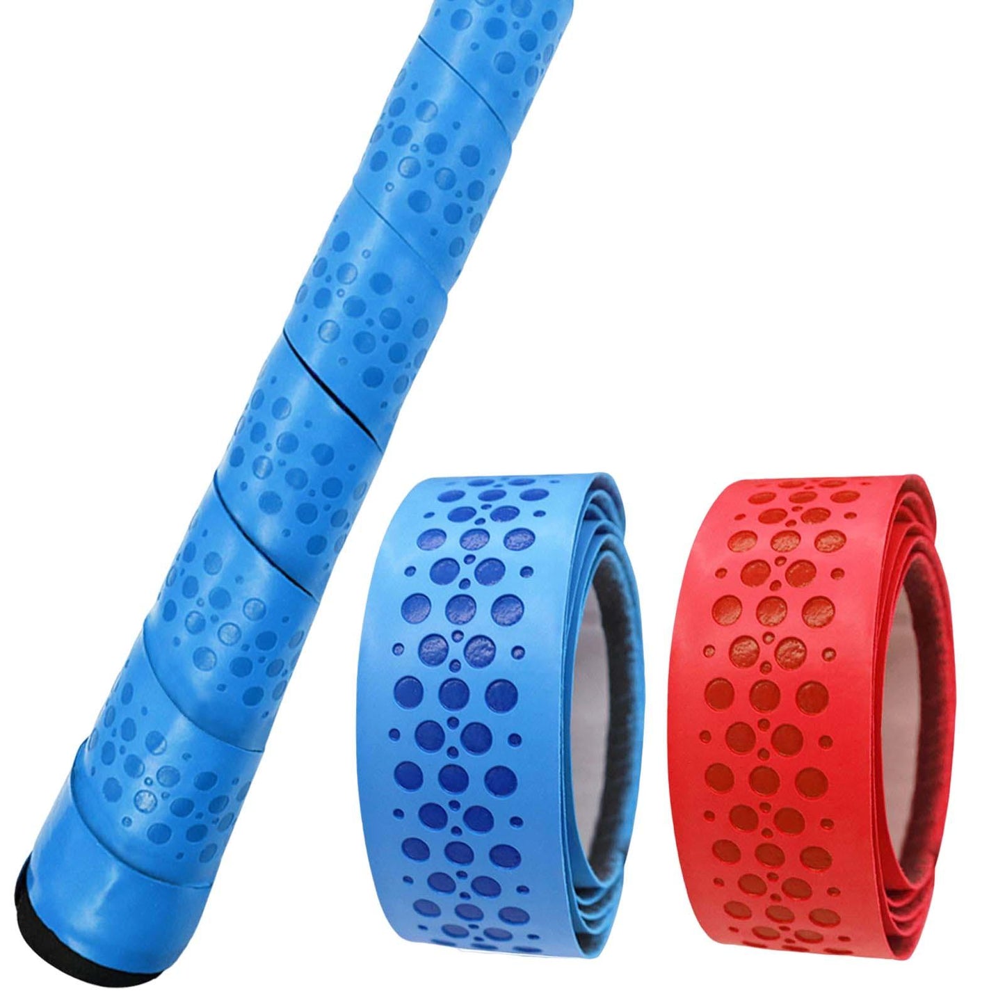 2 Pieces Golf Grip Wrapping Tapes Overgrip Tapes Golf Grip Accessories Blue