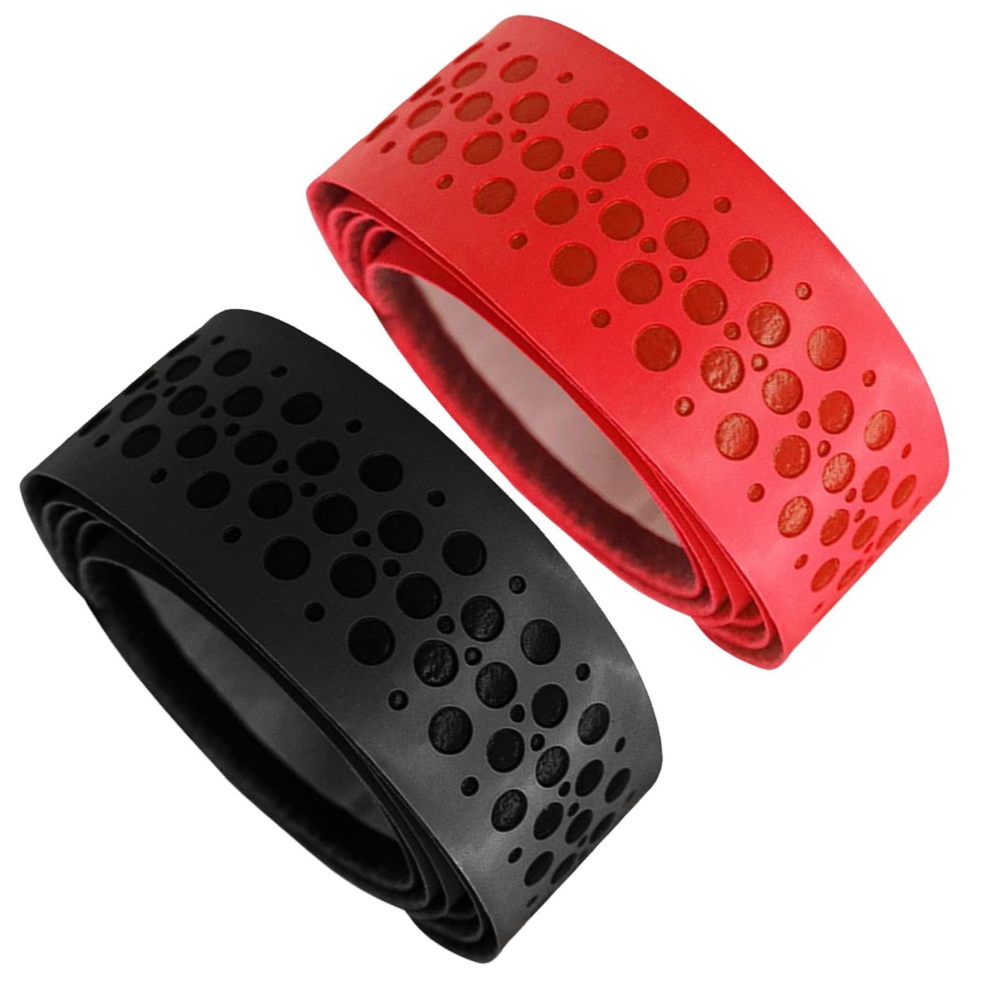 2 Pieces Golf Grip Wrapping Tapes Overgrip Tapes Golf Grip Accessories Red