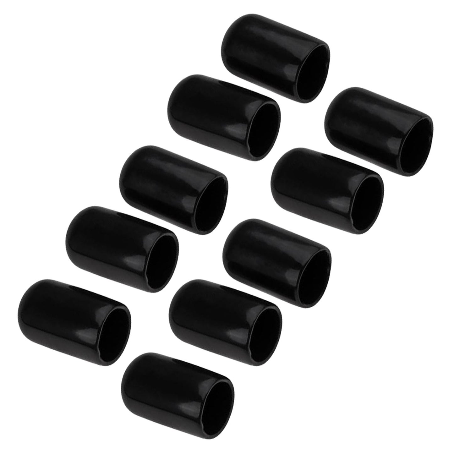 10 Pieces Cue Tips Cover Protector 10mm Replacement for Snooker Accessories