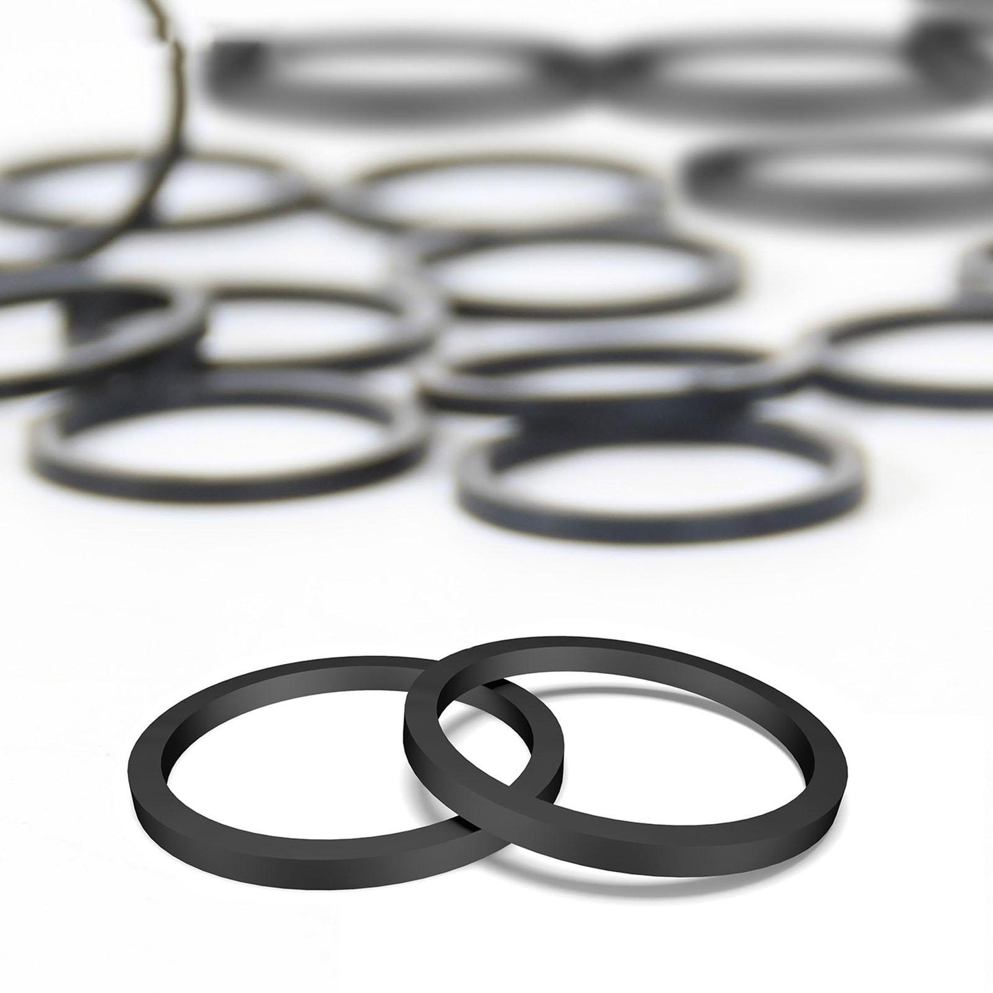 2Pieces Brake Caliper Piston Rings Sealing Rings Oil Resistance 26mm for MTB