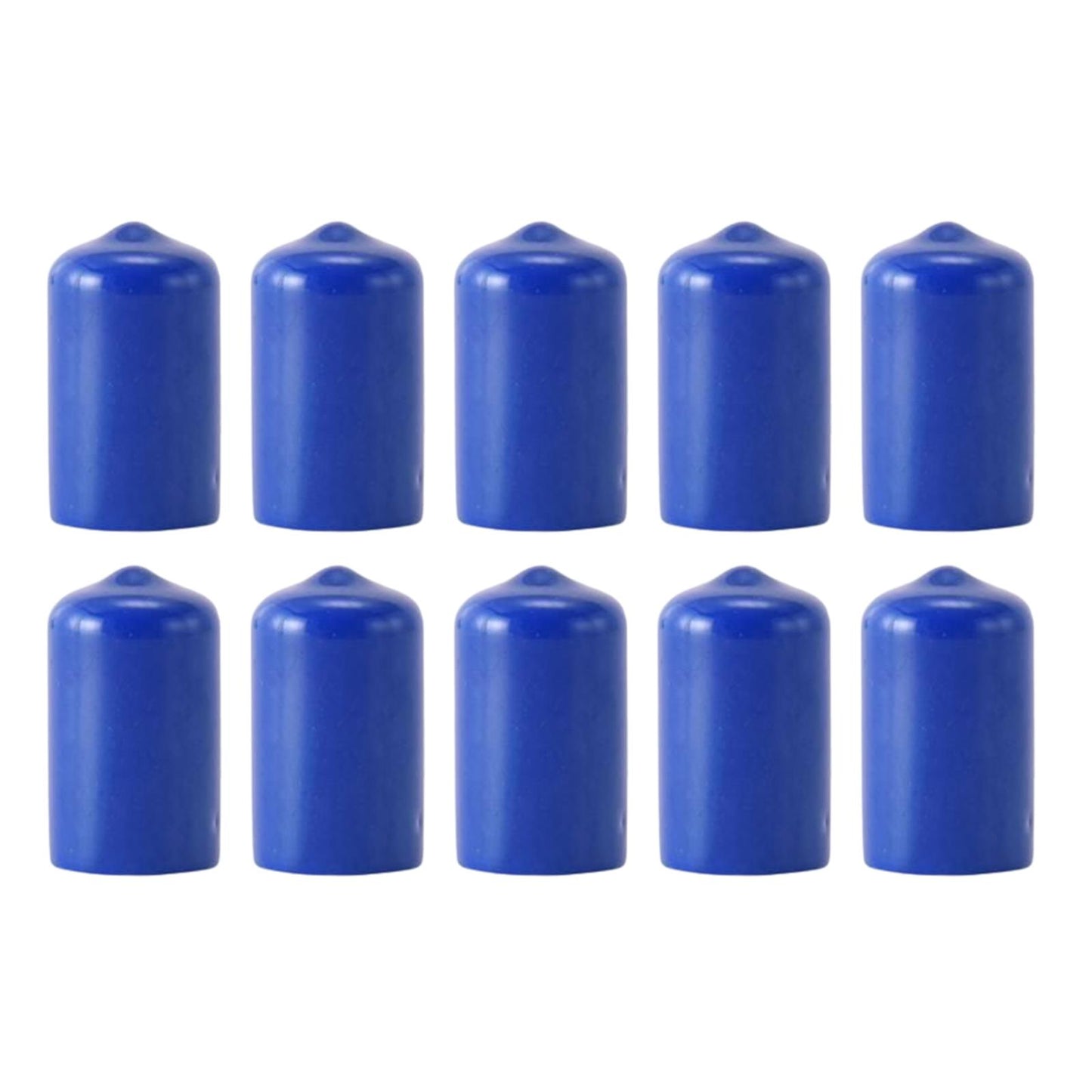 10Pcs Rubber Cue Cover Protector Head Cover Pool Billiard Protective blue 10mm
