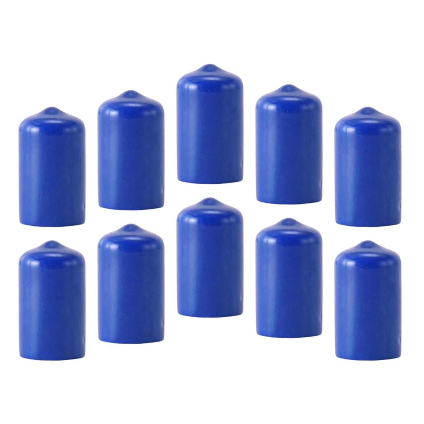 10Pcs Rubber Cue Cover Protector Head Cover Pool Billiard Protective blue 10mm