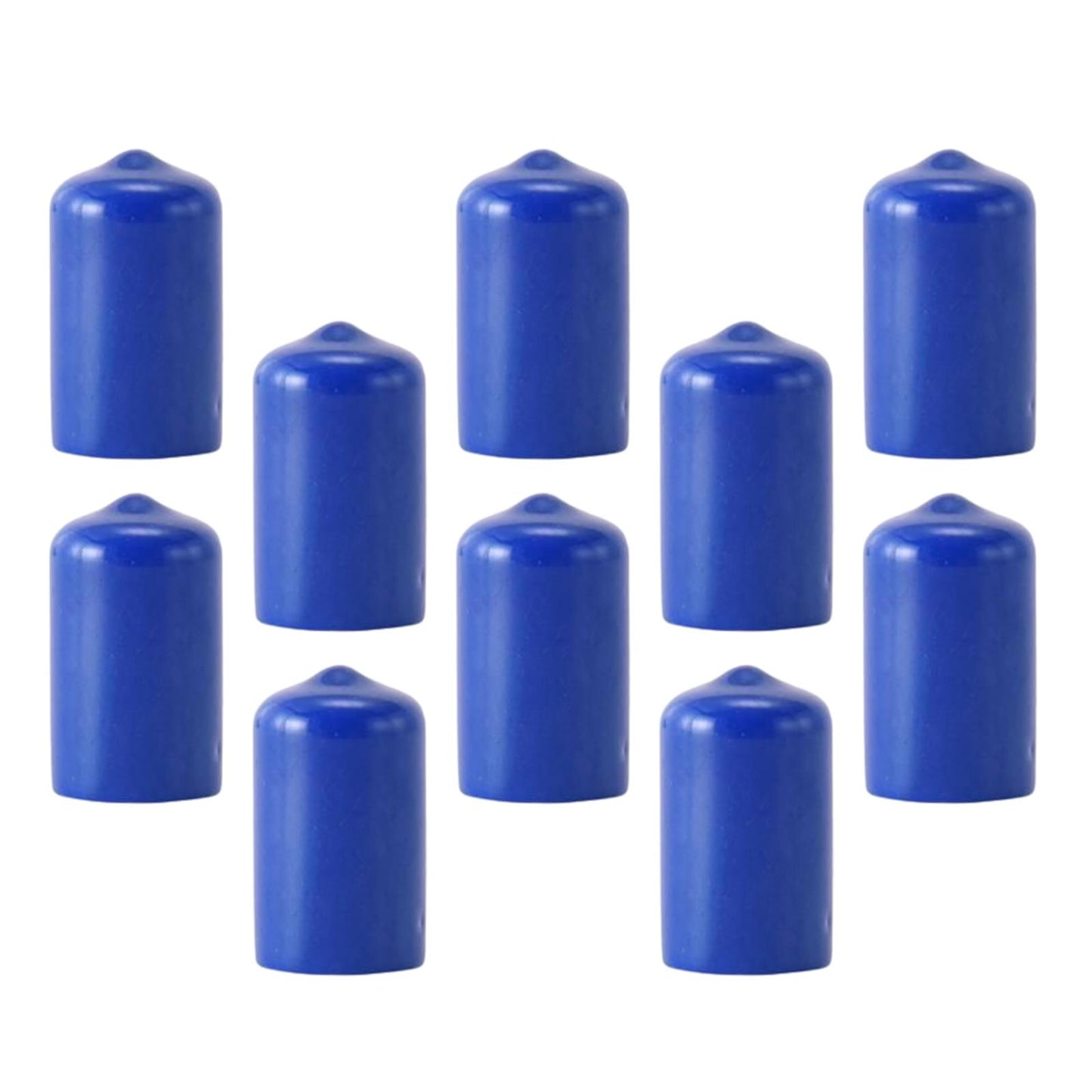 10Pcs Rubber Cue Cover Protector Head Cover Pool Billiard Protective blue 10mm