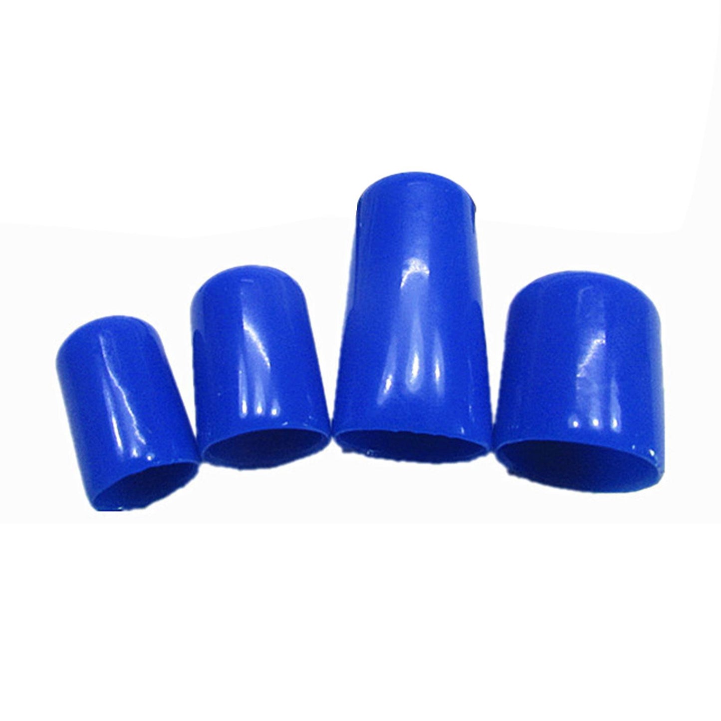 10Pcs Rubber Cue Cover Protector Head Cover Pool Billiard Protective blue 10mm