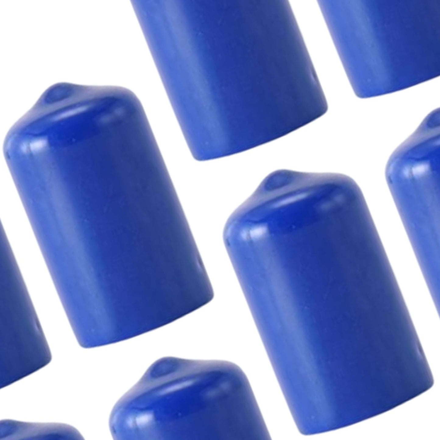 10Pcs Rubber Cue Cover Protector Head Cover Pool Billiard Protective blue 12mm