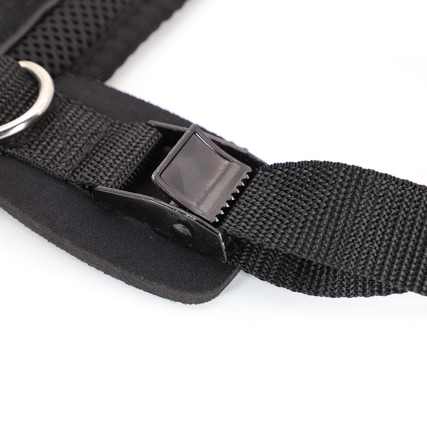 2 Pieces Ankle Straps Pedal Rope Glute Exercises Workout Ankle Cuff Set Black