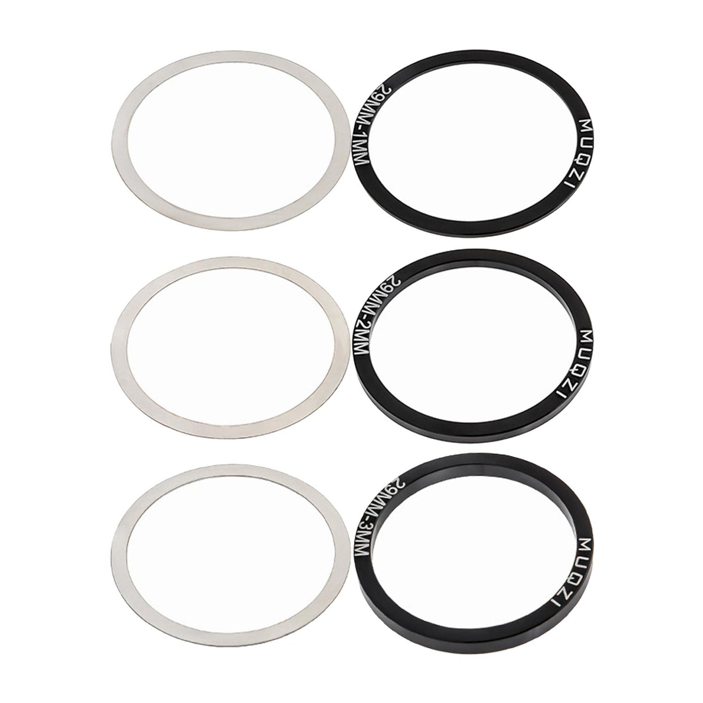 24/29/30mm 6Pack Bike Bicycle Bottom Bracket Set for BB86 91 92 PF30 BB30 29mm