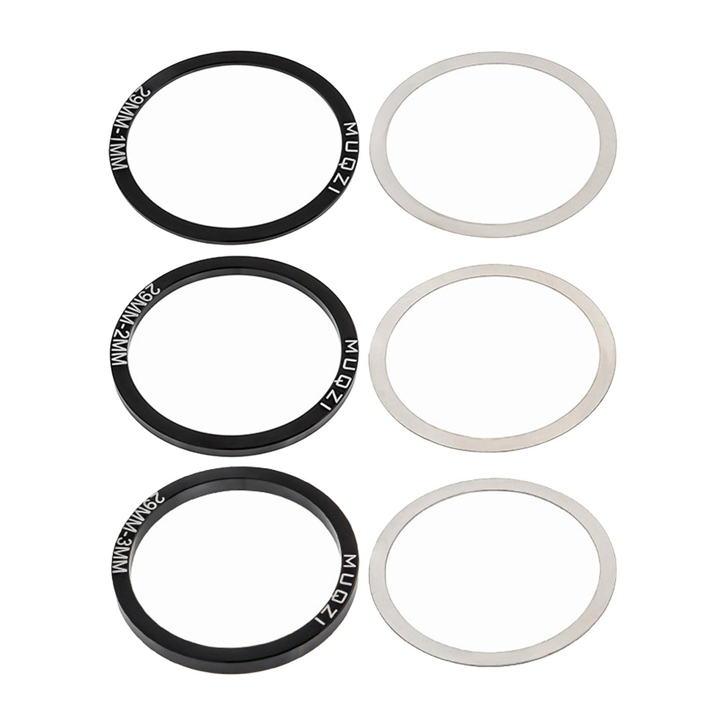 24/29/30mm 6Pack Bike Bicycle Bottom Bracket Set for BB86 91 92 PF30 BB30 29mm