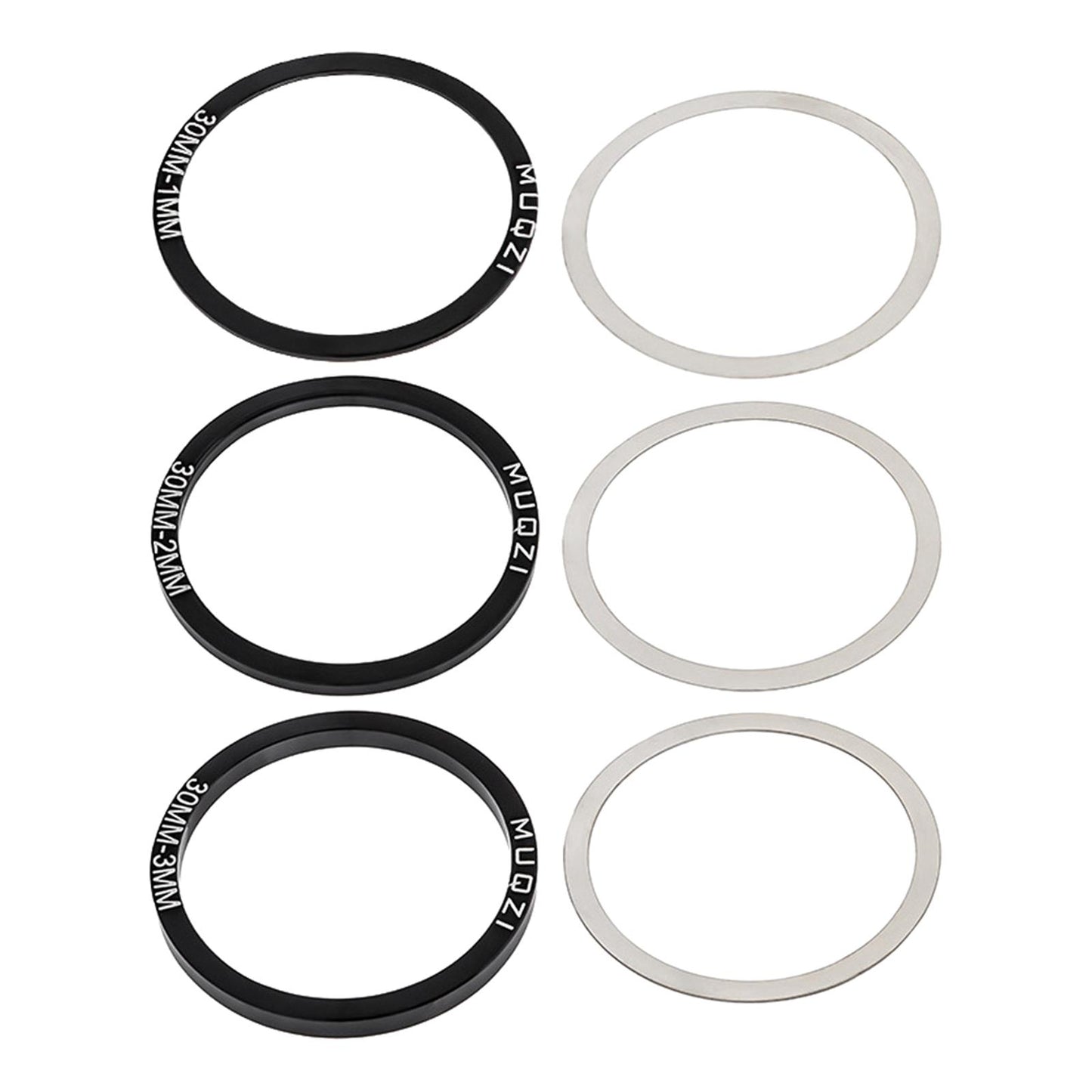 24/29/30mm 6Pack Bike Bicycle Bottom Bracket Set for BB86 91 92 PF30 BB30 30mm