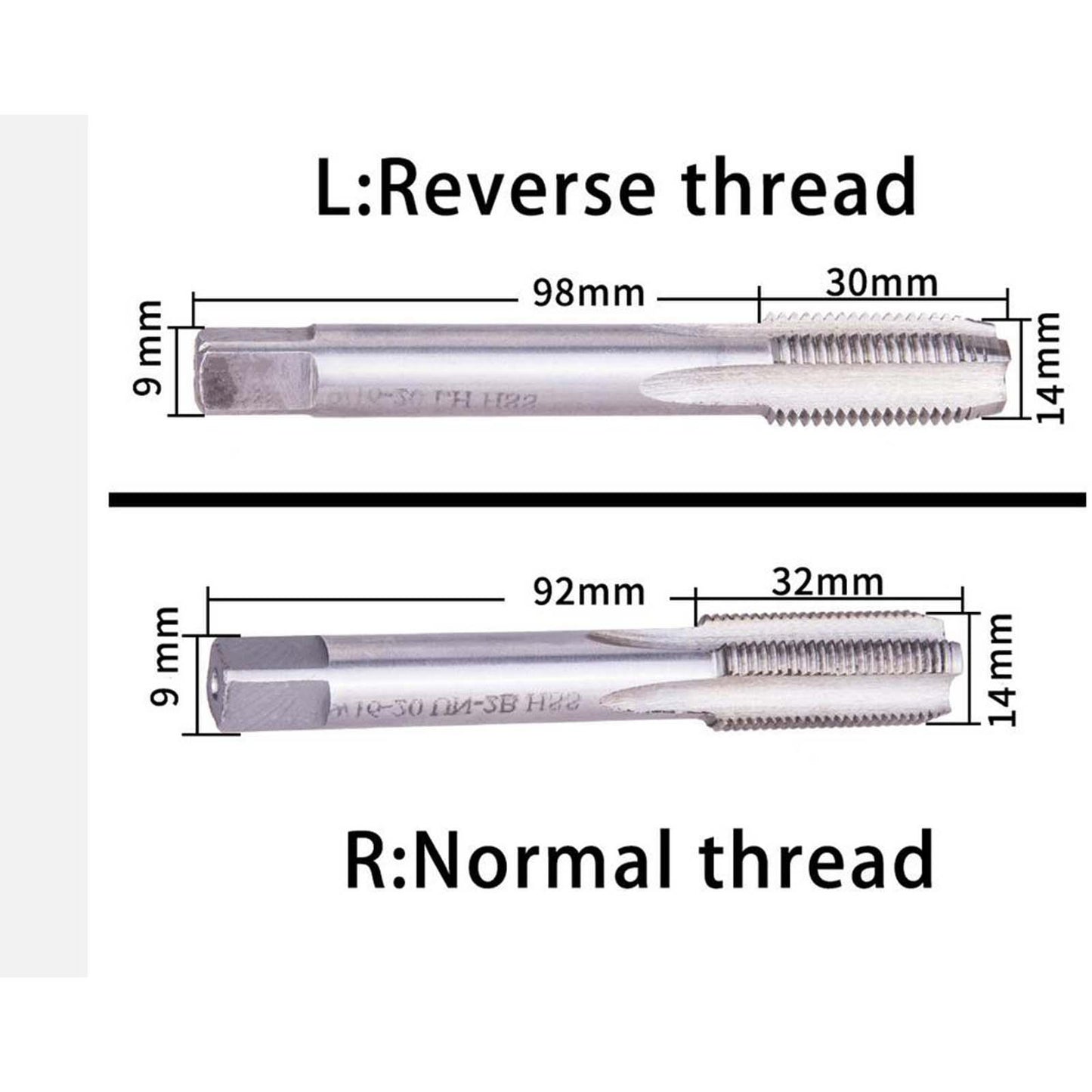 2Pcs Bike Thread Taps Bicycle Cranks Replacement Right left Bike Repair