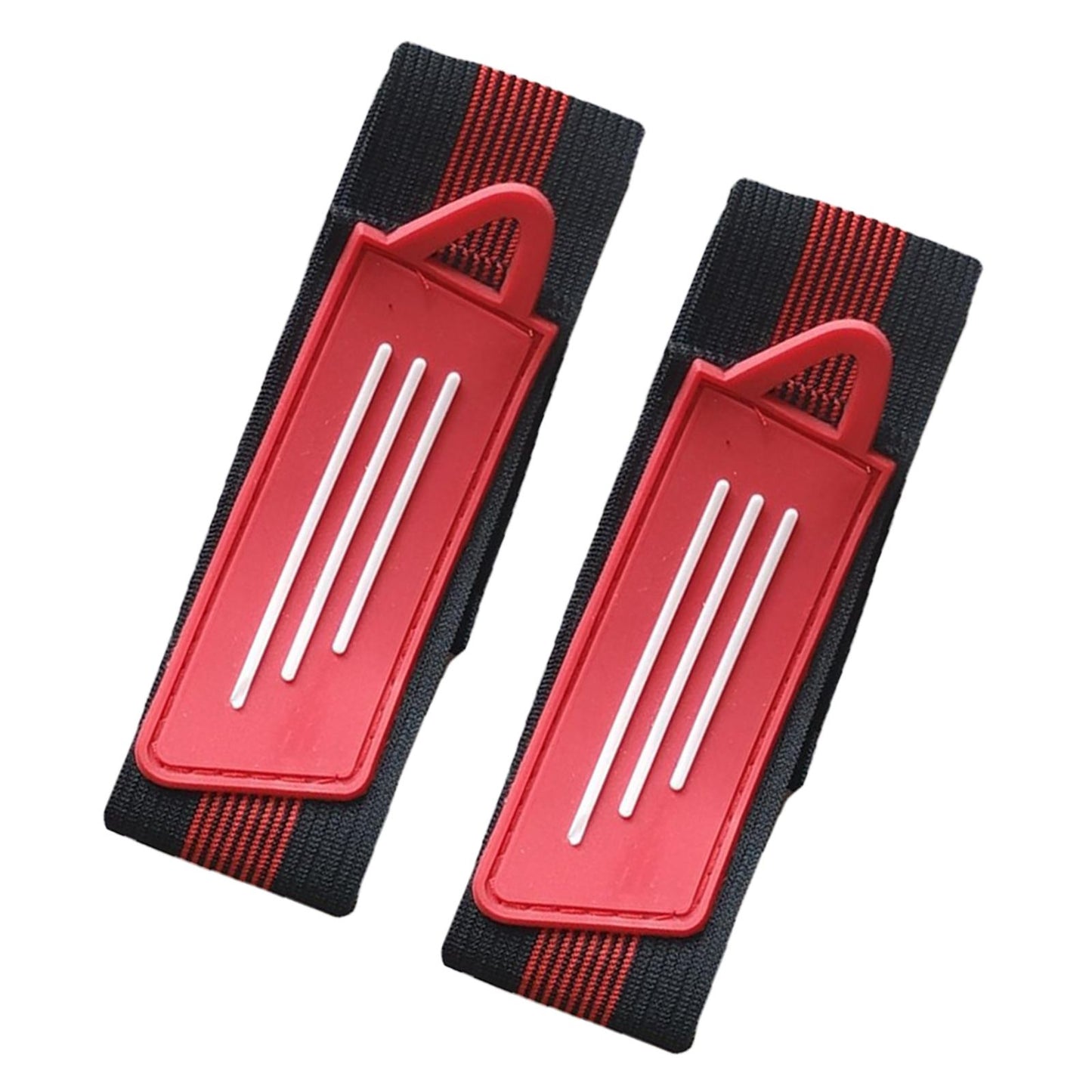 2Pcs Bicycle Ankle Leg Strap Outdoors Remove and Install Easily Bandage Red