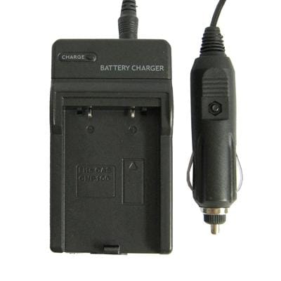 2 in 1 Digital Camera Battery Charger for CASIO CNP100 (Black)