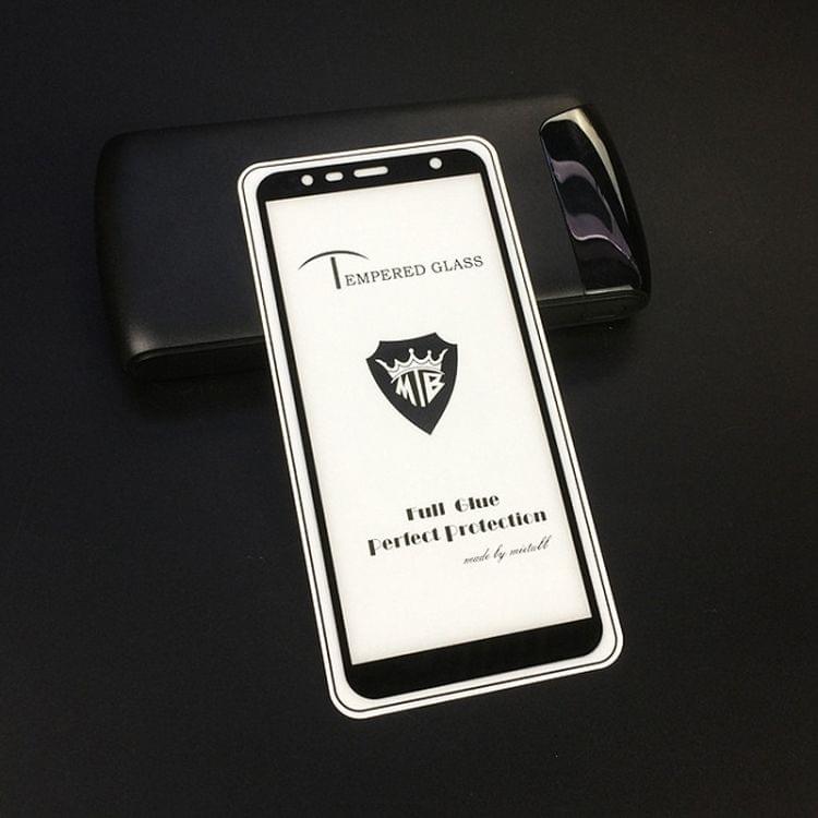 Buy MIETUBL Full Screen Full Glue Anti-fingerprint Tempered Glass Film for Galaxy J4+ (Black)