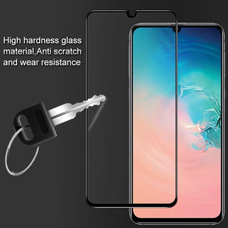 Buy IMAK 9H Full Screen Tempered Glass Film Pro+ Version for Galaxy A40 (Black)