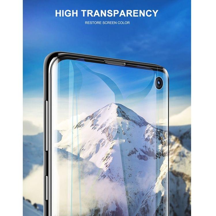 Buy mocolo 0.15mm Full Screen PET Screen Film for Galaxy S10, Support Fingerprint Unlock(Black)