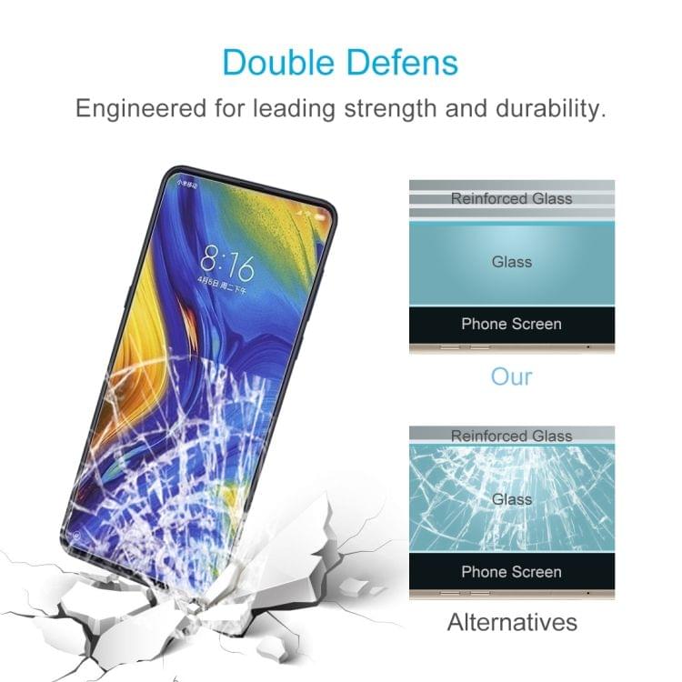 Buy 10 PCS 0.26mm 9H 2.5D Explosion-proof Tempered Glass Film for Xiaomi Mi Mix 3