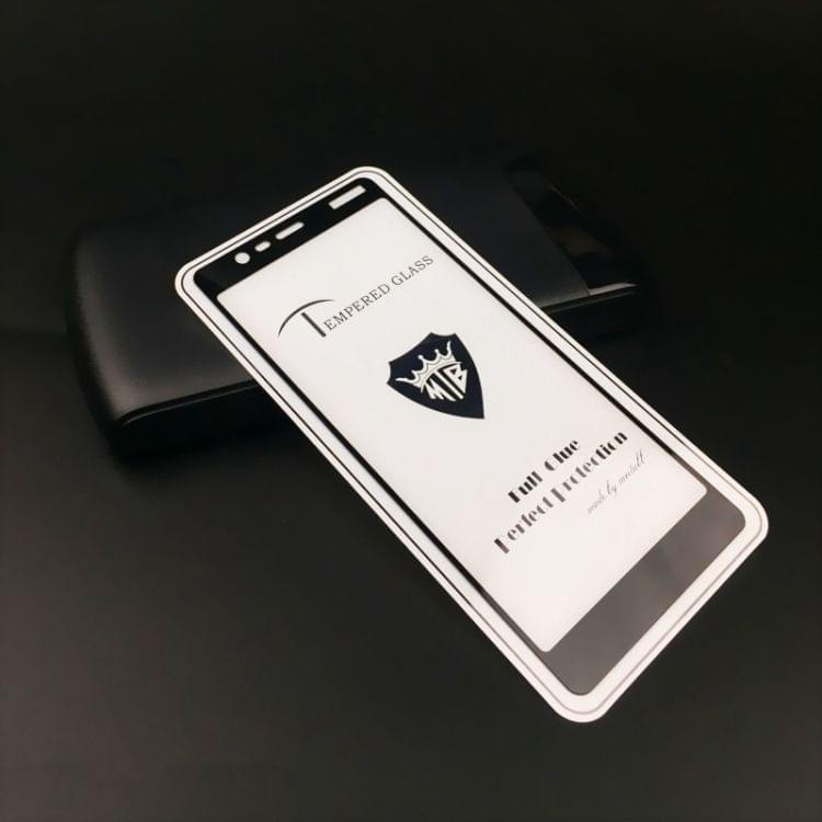 Buy MIETUBL Full Screen Full Glue Anti-fingerprint Tempered Glass Film for Nokia 5.1 (Black)