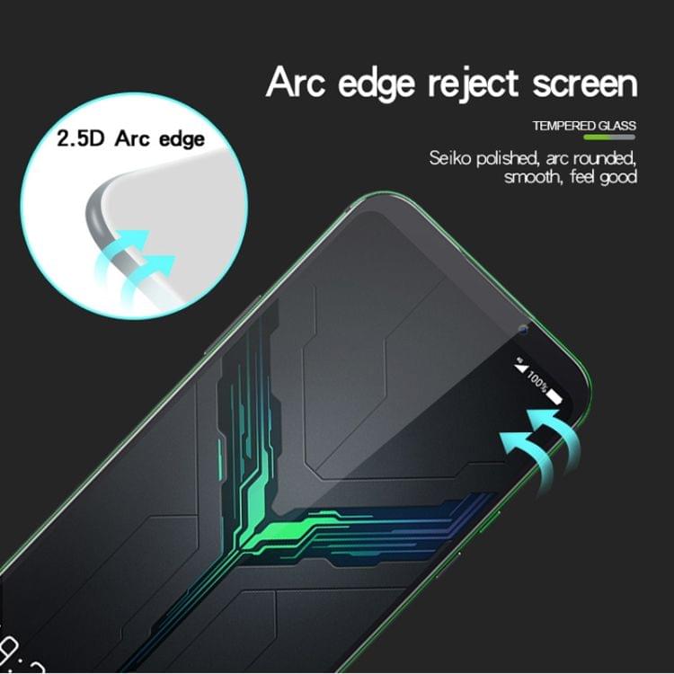 Buy MOFI 9H 2.5D Full Screen Tempered Glass Film for Xiaomi Black Shark 2 (Black)