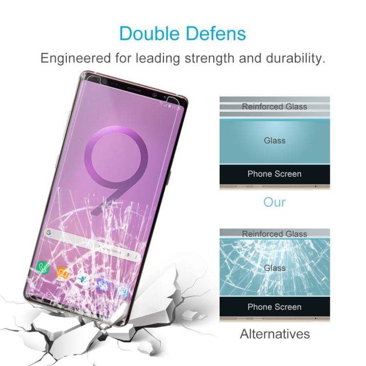 Buy 9H 2.5D Non-full Curved Tempered Glass Film for Galaxy Note 9