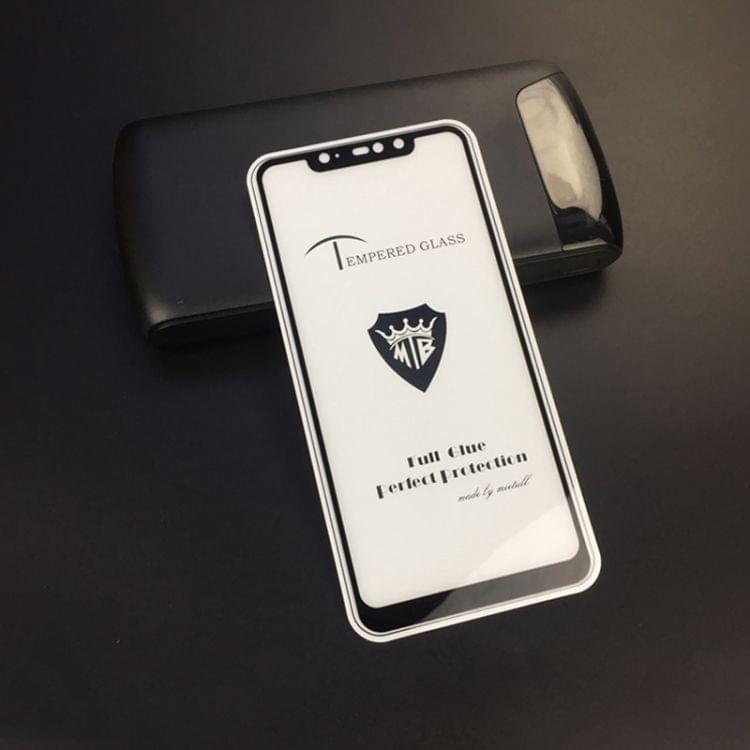Buy MIETUBL Full Screen Full Glue Anti-fingerprint Tempered Glass Film for Xiaomi Redmi Note 6 Pro (Black)