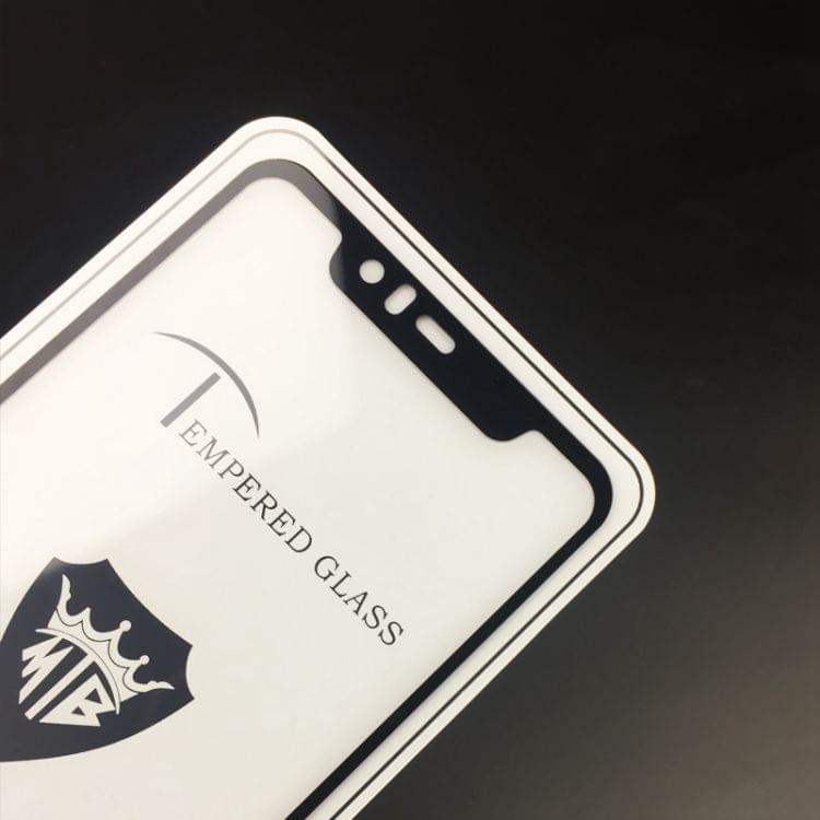 Buy MIETUBL Full Screen Full Glue Anti-fingerprint Tempered Glass Film for Nokia 5.1 Plus / X5 (Black)