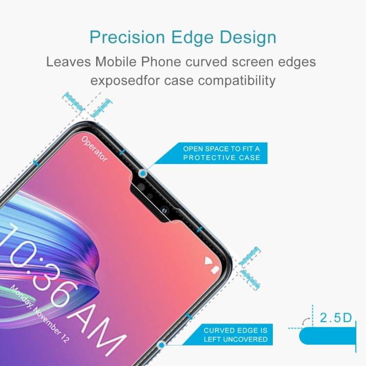 Buy 0.26mm 9H 2.5D Explosion-proof Tempered Glass Film for Asus Zenfone Max Pro (M2) ZB631KL