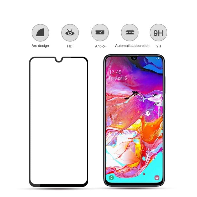Buy mocolo 0.33mm 9H 3D Full Glue Curved Full Screen Tempered Glass Film for Galaxy A70