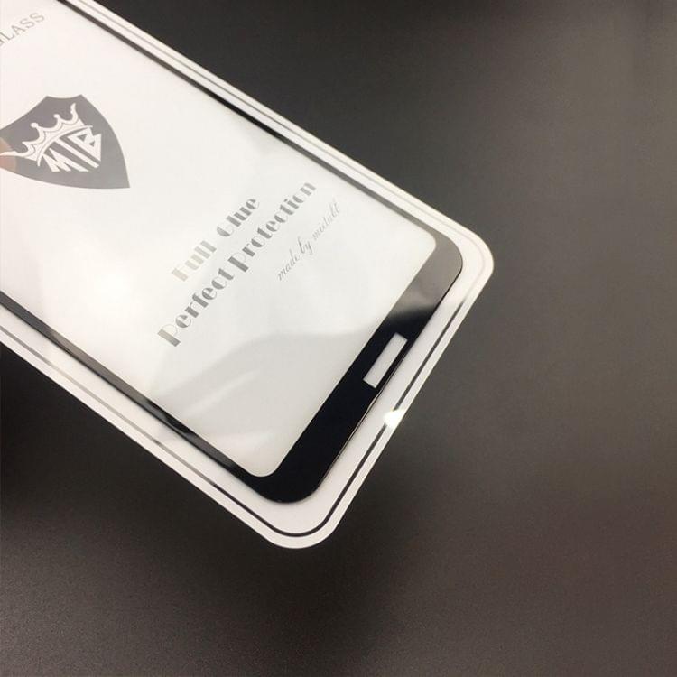 Buy MIETUBL Full Screen Full Glue Anti-fingerprint Tempered Glass Film for Nokia 6.1 Plus / X6 (Black)