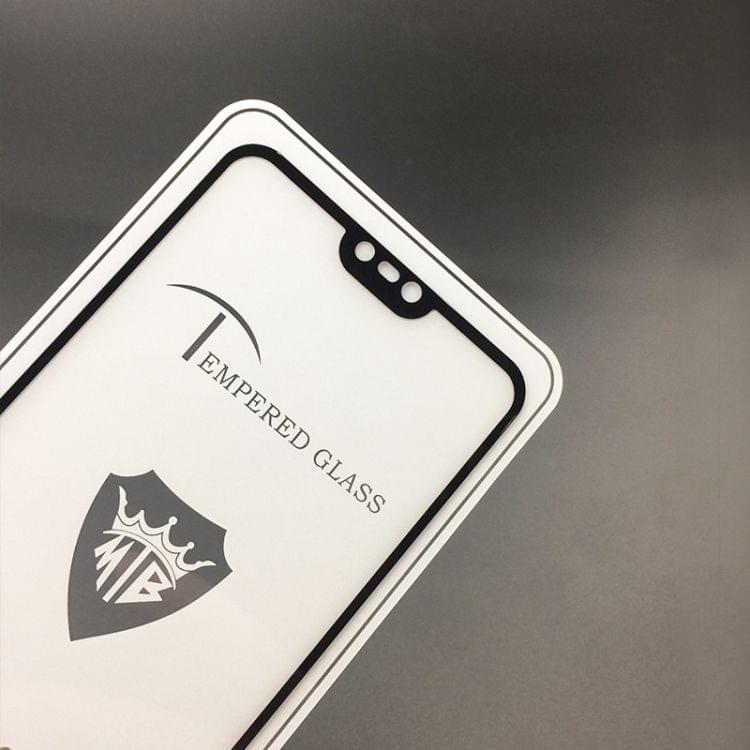 Buy MIETUBL Full Screen Full Glue Anti-fingerprint Tempered Glass Film for Nokia 6.1 Plus / X6 (Black)